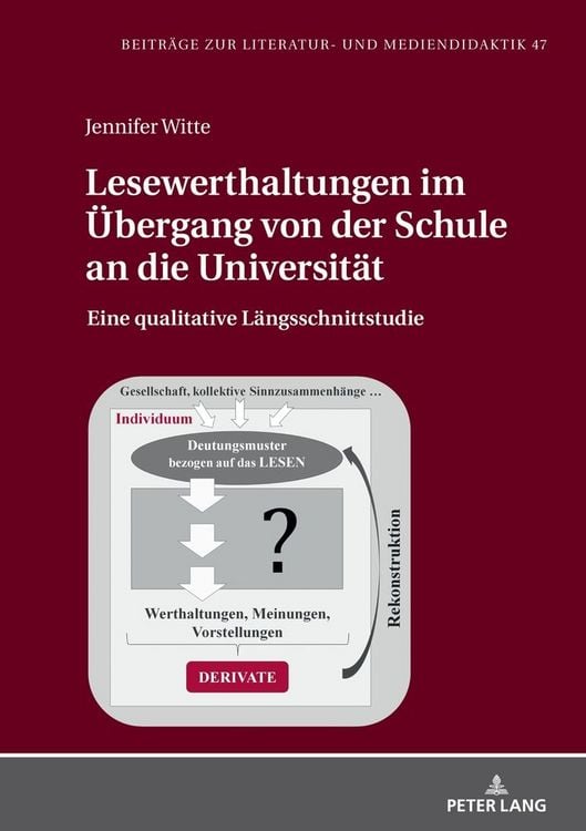 Produktbild: Lesewerthaltungen im &Uuml;bergang von der Schule an die Universit&auml;t
