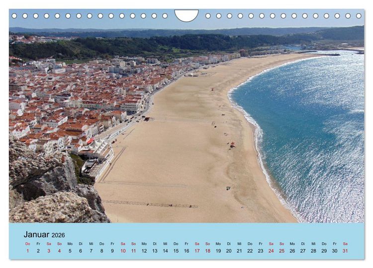 Produktbild: Nazare (Wandkalender 2026 DIN A4 quer), CALVENDO Monatskalender