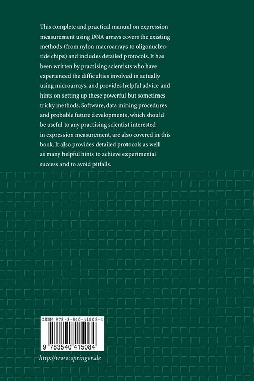 Produktbild: DNA Microarrays: Gene Expression Applications