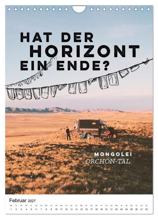 Produktbild: INTO THE FAR und die gro&szlig;en Fragen des Reisens - A True Overland Story (Wandkalender 2027 DIN A4 hoch), CALVENDO Monatskalender