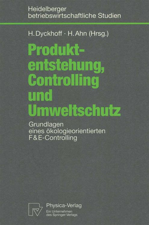 Produktbild: Produktentstehung, Controlling und Umweltschutz