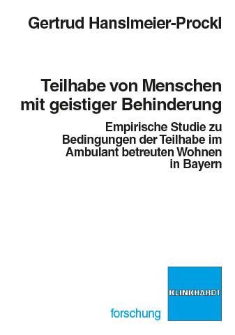 Produktbild: Teilhabe von Menschen mit geistiger Behinderung