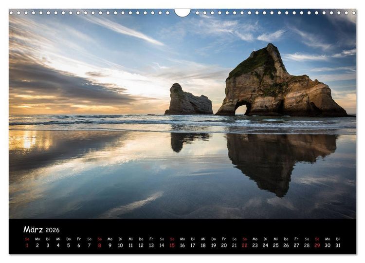 Produktbild: Sehnsucht nach Neuseeland (Wandkalender 2026 DIN A3 quer), CALVENDO Monatskalender