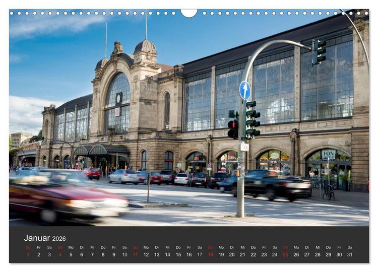 Produktbild: Hamburger Stadtansichten (Wandkalender 2026 DIN A3 quer), CALVENDO Monatskalender