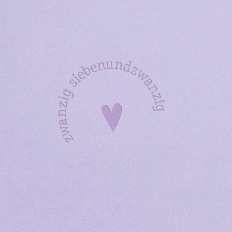 Produktbild: Terminplaner Lederlook 2027 Lavender