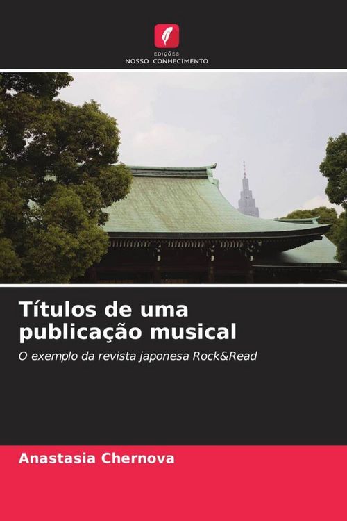 Produktbild: T&iacute;tulos de uma publica&ccedil;&atilde;o musical