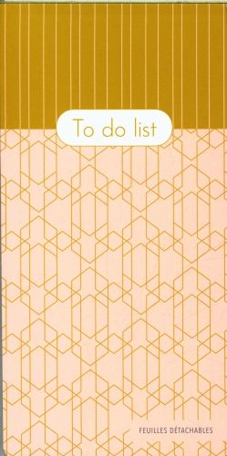 Produktbild: To do list (pink patterns) : feuilles d&eacute;tachables