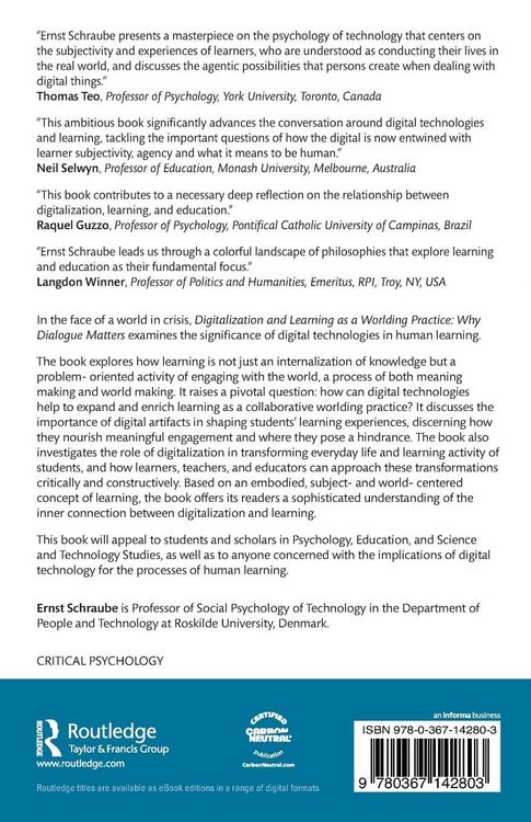 Produktbild: Digitalization and Learning as a Worlding Practice