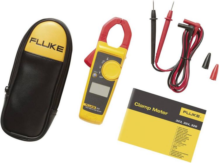 Produktbild: Fluke 323 Stromzange, Hand-Multimeter digital CAT III 600 V, CAT IV 300 V Anzeige (Counts): 4000