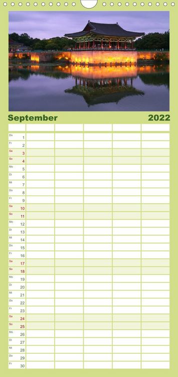 Produktbild: Familienplaner S&Uuml;DKOREA zwischen asiatischer Tradition und Moderne (Wandkalender 2022 , 21 cm x 45 cm, hoch)
