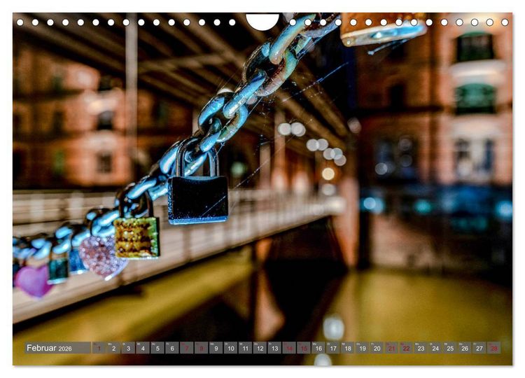 Produktbild: Hamburg City Vibes (Wandkalender 2026 DIN A4 quer), CALVENDO Monatskalender