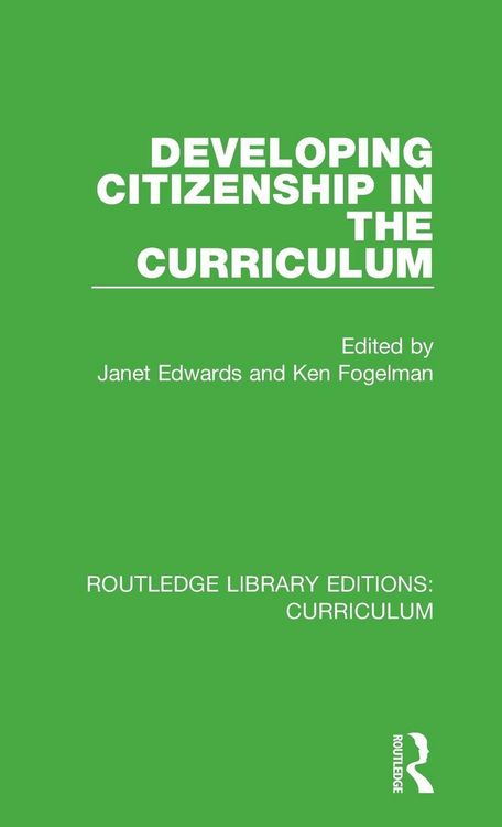 Produktbild: Developing Citizenship in the Curriculum