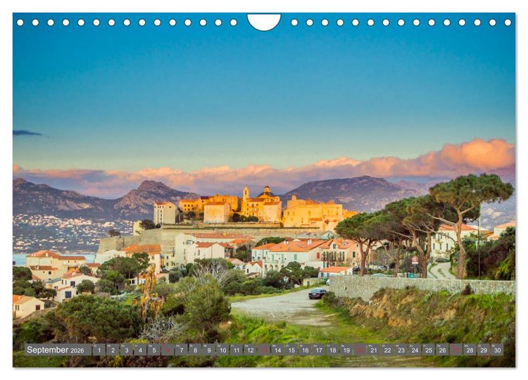 Produktbild: Korsika - Traum des Mittelmeers 2026 (Wandkalender 2026 DIN A4 quer), CALVENDO Monatskalender