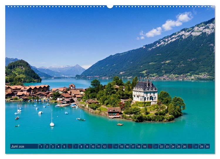 Produktbild: Berner Oberland - Ausflugsziele (Wandkalender 2026 DIN A2 quer), CALVENDO Monatskalender