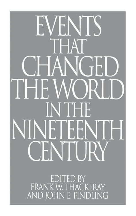 Produktbild: Events That Changed the World in the Nineteenth Century