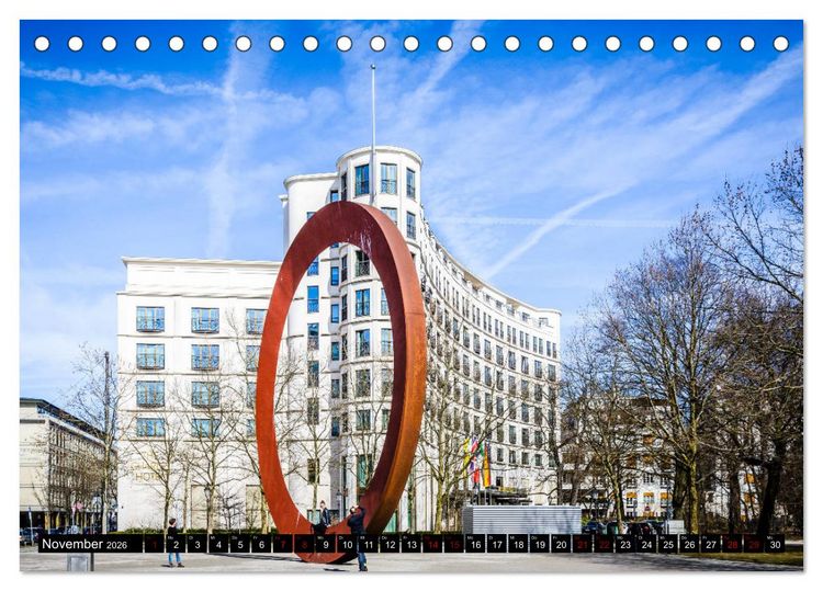 Produktbild: M&uuml;nchen entdecken - Die Sch&ouml;nheit der Bayerischen Metropole (Tischkalender 2026 DIN A5 quer), CALVENDO Monatskalender
