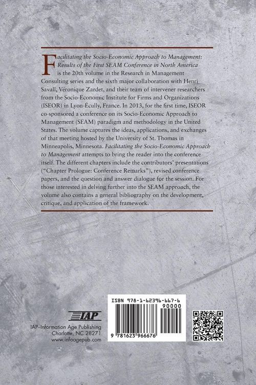 Produktbild: Facilitating the Socio-Economic Approach to Management