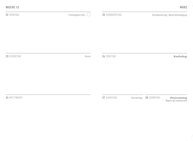 Produktbild: Wochenkalender 2027 - Pink