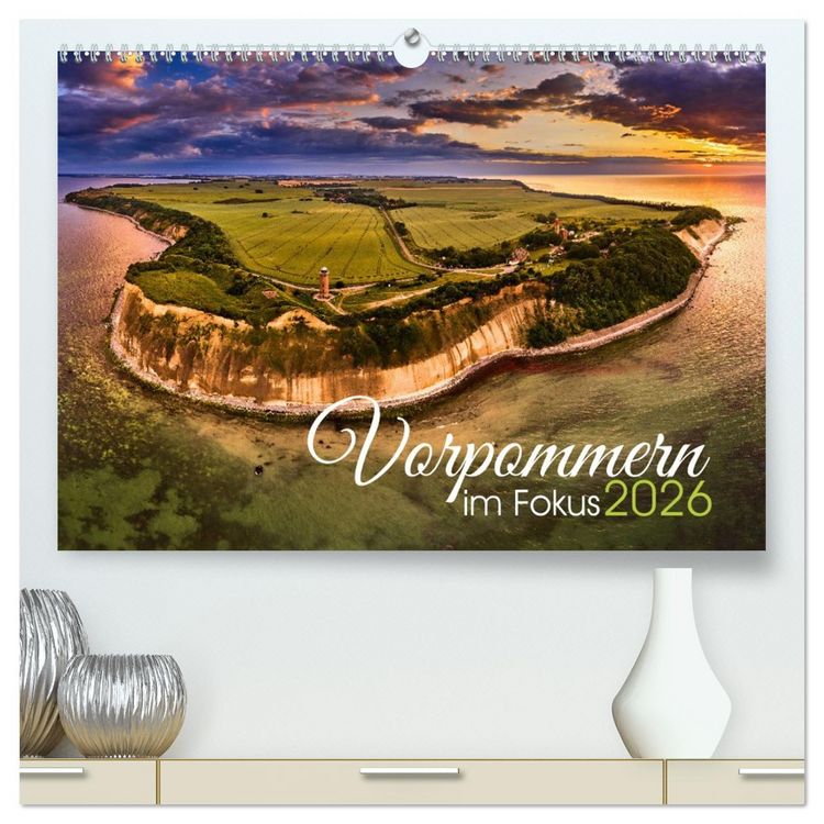 Produktbild: Vorpommern im Fokus (hochwertiger Premium Wandkalender 2026 DIN A2 quer), Kunstdruck in Hochglanz
