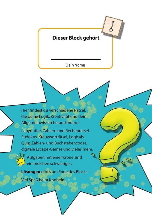 Produktbild: R&auml;tselblock ab 12 Jahre, Band 2