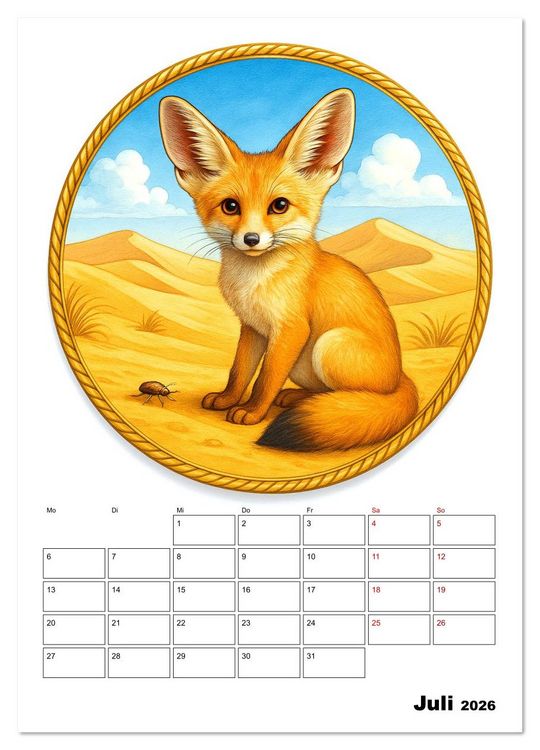Produktbild: Unbekannte Niedlichkeit (Wandkalender 2026 DIN A2 hoch), CALVENDO Monatskalender
