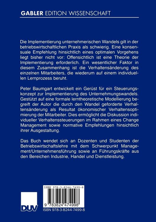 Produktbild: Lernkurve und Unternehmungswandel