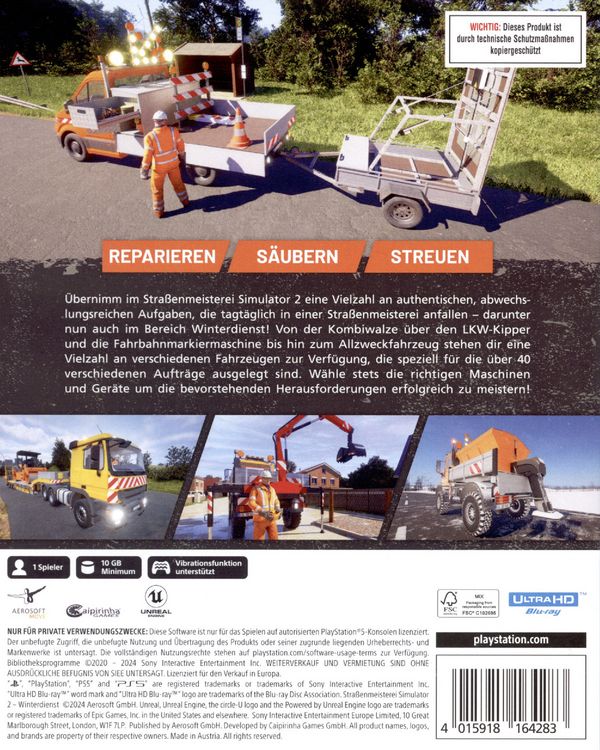 Produktbild: Stra&szlig;enmeisterei Simulator 2 - Winterdienst