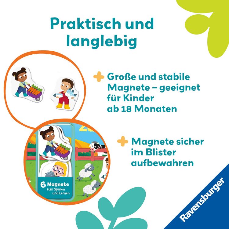 Produktbild: Play+ Mein Spiel mit-Magnetbuch Komm, wir lernen Zählen - ab 18 Monate
