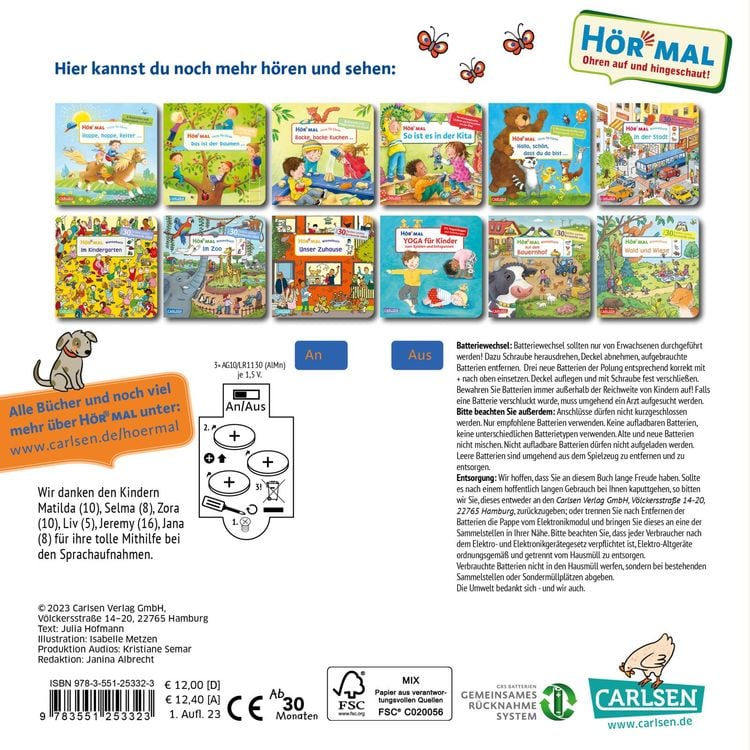 Produktbild: Hör mal (Soundbuch): Wimmelbuch: Spielplatz