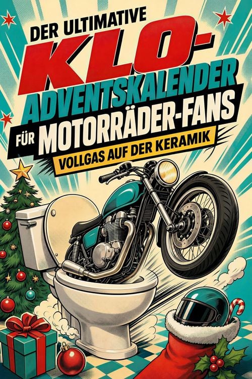 Produktbild: Der ultimative Klo-Adventskalender f&uuml;r Motorr&auml;der-Fans