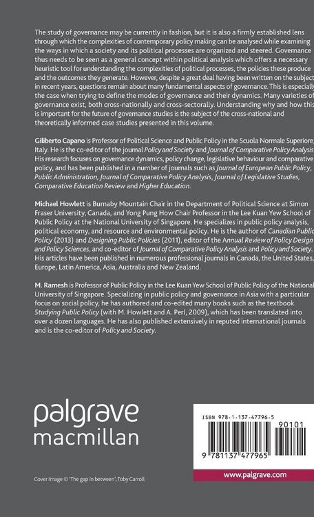 Produktbild: Varieties of Governance