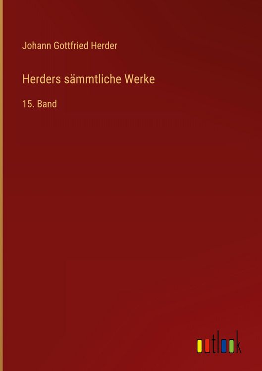 Produktbild: Herders s&auml;mmtliche Werke