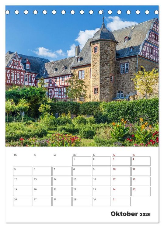 Produktbild: Idstein - Fachwerktraum im Herzen des Taunus (Tischkalender 2026 DIN A5 hoch), CALVENDO Monatskalender