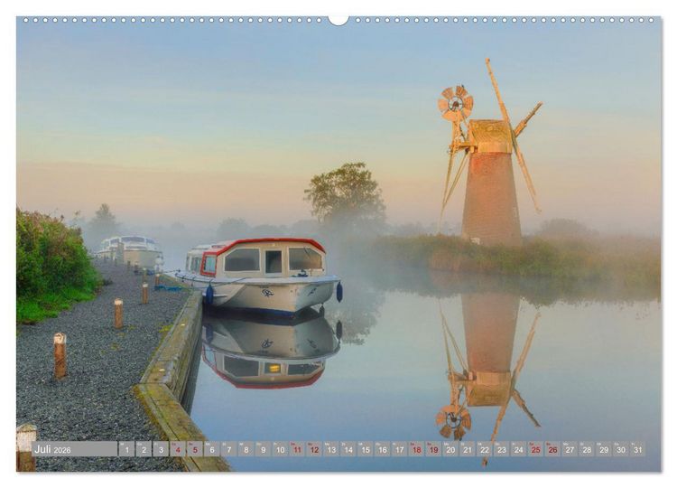 Produktbild: Norfolk - Ostengland: Von der Nordseek&uuml;ste durch das Marschland (hochwertiger Premium Wandkalender 2026 DIN A2 quer), Kunstdruck in Hochglanz