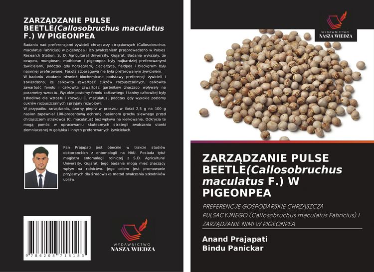 Produktbild: ZARZ&iquest;DZANIE PULSE BEETLE(Callosobruchus maculatus F.) W PIGEONPEA
