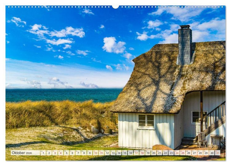 Produktbild: Ahrenshoop Impressionen (hochwertiger Premium Wandkalender 2026 DIN A2 quer), Kunstdruck in Hochglanz