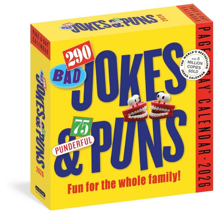 Produktbild: 290 Bad Jokes & 75 Punderful Puns Page-A-Day(r) Calendar 2026