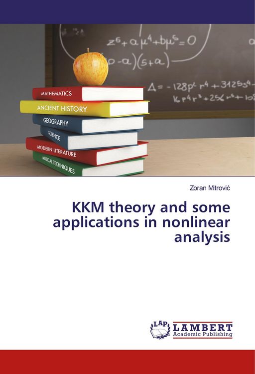 Produktbild: KKM theory and some applications in nonlinear analysis