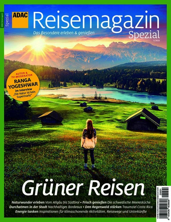 Produktbild: ADAC Reisemagazin mit Titelthema Gr&uuml;ner Reisen