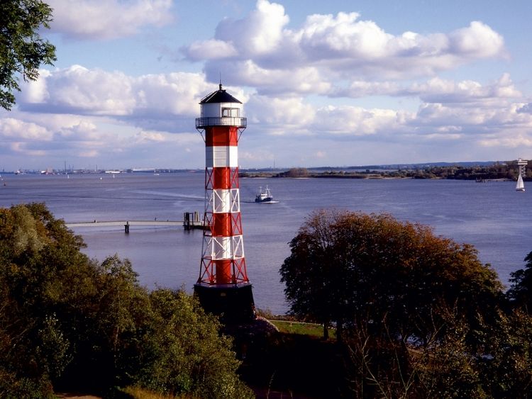 Produktbild: CALVENDO Puzzle Leuchtturm Wittenbergen, Elbe | 1000 Teile Lege-Gr&ouml;&szlig;e 64x48cm Foto-Puzzle f&uuml;r gl&uuml;ckliche Stunden