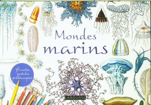 Produktbild: Mondes marins : cartes postales &agrave; colorier