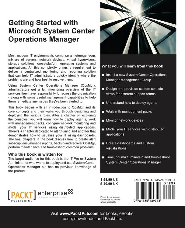 Produktbild: Getting Started with Microsoft System Center Operations Manager