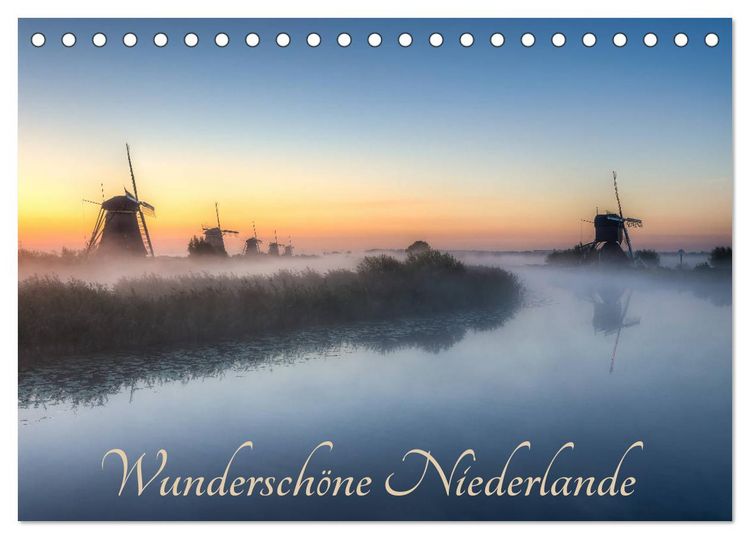 Produktbild: Wundersch&ouml;ne Niederlande (Tischkalender 2026 DIN A5 quer), CALVENDO Monatskalender