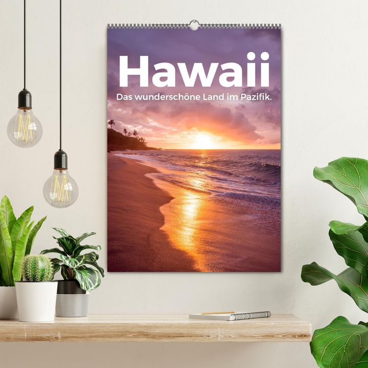 Produktbild: Hawaii - Das wundersch&ouml;ne Land im Pazifik. (Wandkalender 2026 DIN A2 hoch), CALVENDO Monatskalender