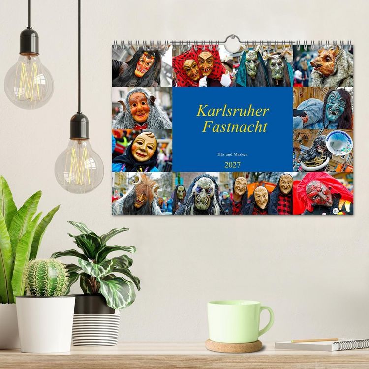Produktbild: Karlsruher Fastnacht (Wandkalender 2027 DIN A4 quer), CALVENDO Monatskalender
