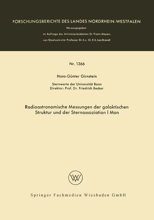 Produktbild: Radioastronomische Messungen der galaktischen Struktur und der Sternassoziation I Mon