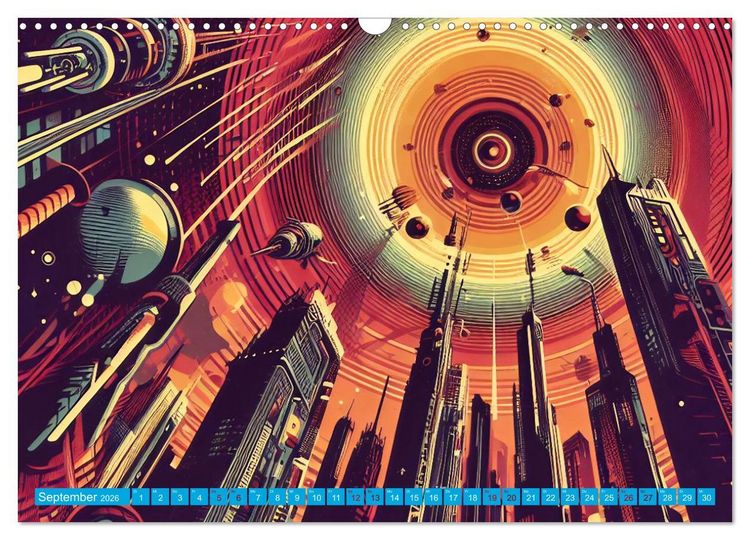 Produktbild: Utopia (Wandkalender 2026 DIN A3 quer), CALVENDO Monatskalender