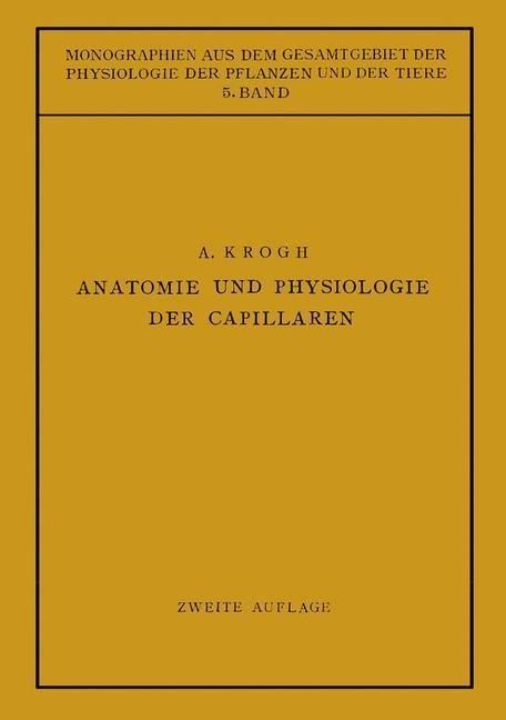 Produktbild: Anatomie und Physiologie der Capillaren