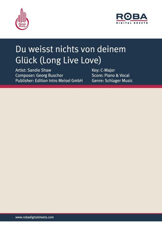 Produktbild: Du weisst nichts von deinem Gl&uuml;ck (Long Live Love)