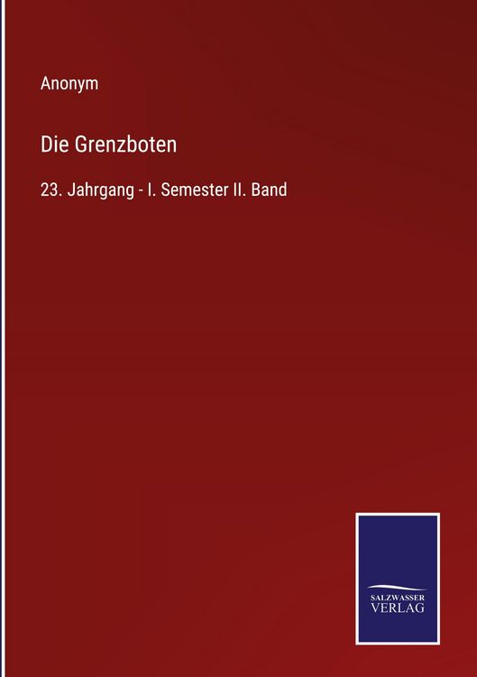 Produktbild: Die Grenzboten